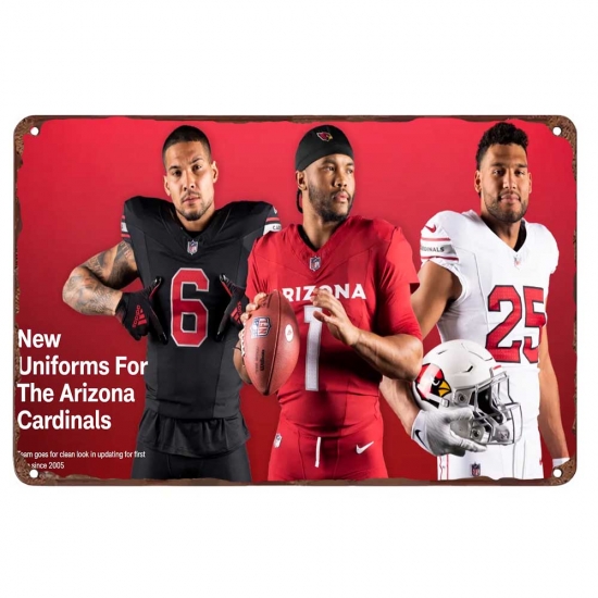 Arizona Cardinals Aluminum Sign 12x8 Inch Arizona Cardinals 004 Arizona Cardinals Aluminum Sign 12x8 Inch Arizona Cardinals 004