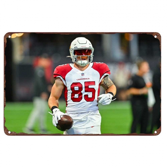 Arizona Cardinals Aluminum Sign 12x8 Inch Trey McBride 002 Arizona Cardinals Aluminum Sign 12x8 Inch Trey McBride 002