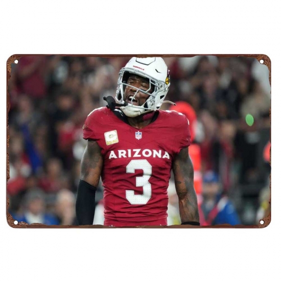 Arizona Cardinals Aluminum Sign Budda Baker 005 Arizona Cardinals Aluminum Sign Budda Baker 005