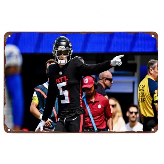 Atlanta Falcons Aluminum Sign 12x8 Inch Drake London 001 Atlanta Falcons Aluminum Sign 12x8 Inch Drake London 001