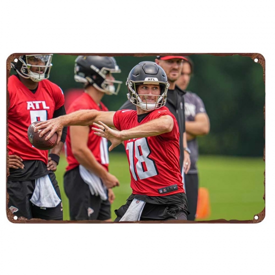 Atlanta Falcons Aluminum Sign 12x8 Inch Kirk Cousins 002 Atlanta Falcons Aluminum Sign 12x8 Inch Kirk Cousins 002