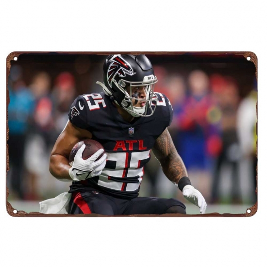Atlanta Falcons Aluminum Sign 12x8 Inch Tyler Allgeier 002 Atlanta Falcons Aluminum Sign 12x8 Inch Tyler Allgeier 002