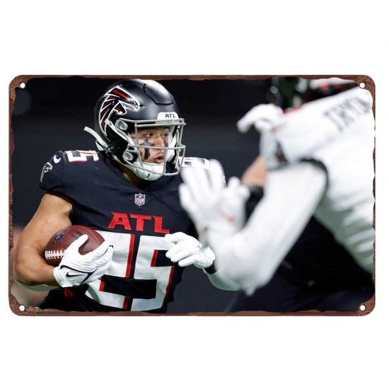 Atlanta Falcons Aluminum Sign 12x8 Inch Tyler Allgeier 003 Atlanta Falcons Aluminum Sign 12x8 Inch Tyler Allgeier 003