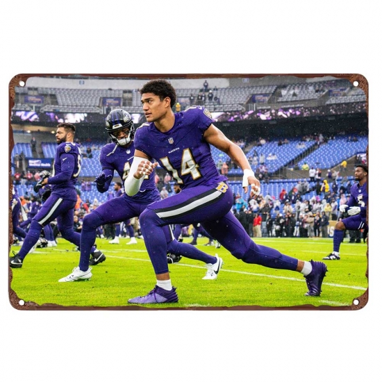 Baltimore Ravens Aluminum Sign 12x8 Inch Kyle Hamilton 001 Baltimore Ravens Aluminum Sign 12x8 Inch Kyle Hamilton 001