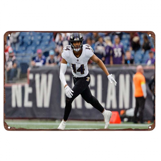 Baltimore Ravens Aluminum Sign 12x8 Inch Kyle Hamilton 003 Baltimore Ravens Aluminum Sign 12x8 Inch Kyle Hamilton 003