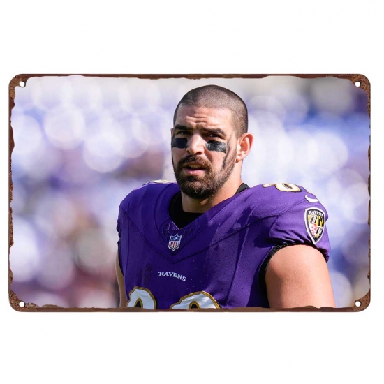 Baltimore Ravens Aluminum Sign 12x8 Inch Mark Andrews 005 Baltimore Ravens Aluminum Sign 12x8 Inch Mark Andrews 005