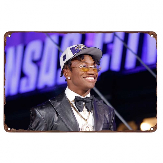 Baltimore Ravens Aluminum Sign 12x8 Inch Zay Flowers 002 Baltimore Ravens Aluminum Sign 12x8 Inch Zay Flowers 002