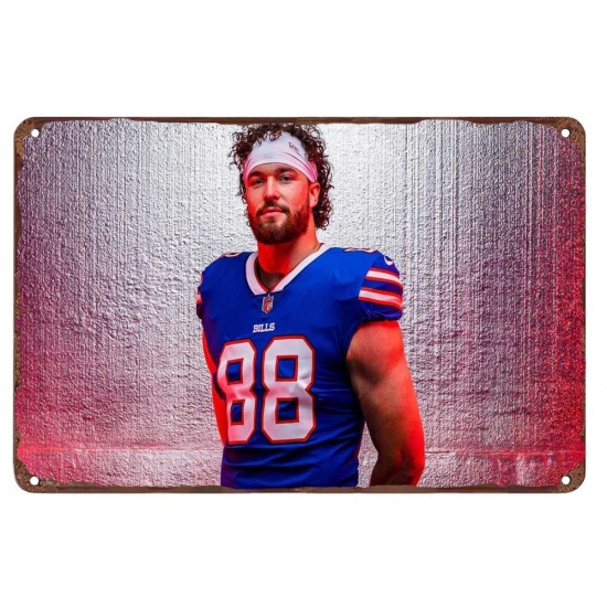 Buffalo Bills Aluminum Sign 12x8 Inch Dawson Knox 001 Buffalo Bills Aluminum Sign 12x8 Inch Dawson Knox 001