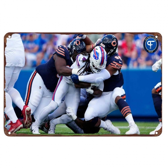 Buffalo Bills Aluminum Sign 12x8 Inch James Cook 002 Buffalo Bills Aluminum Sign 12x8 Inch James Cook 002