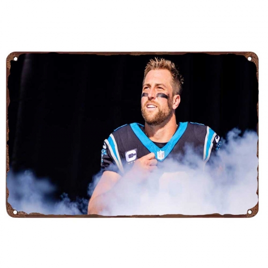 Carolina Panthers Aluminum Sign 12x8 Inch Adam Thielen 004 Carolina Panthers Aluminum Sign 12x8 Inch Adam Thielen 004