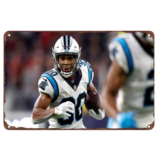 Carolina Panthers Aluminum Sign 12x8 Inch Chuba Hubbard 002 Carolina Panthers Aluminum Sign 12x8 Inch Chuba Hubbard 002