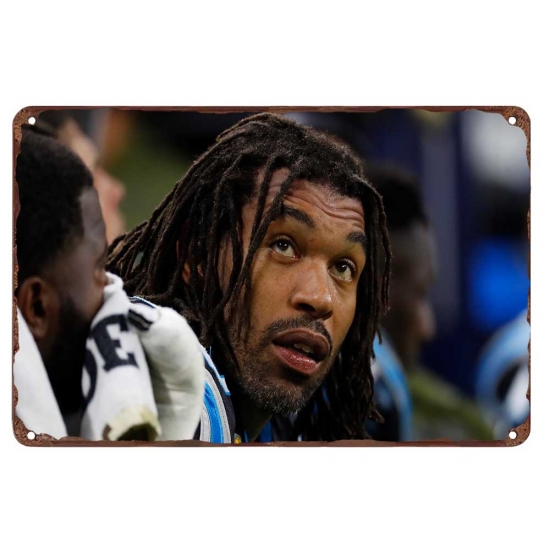 Carolina Panthers Aluminum Sign 12x8 Inch Julius Peppers 003 Carolina Panthers Aluminum Sign 12x8 Inch Julius Peppers 003