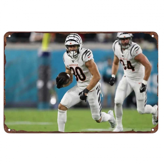 Cincinnati Bengals Aluminum Sign 12x8 Inch Chase Brown 001 Cincinnati Bengals Aluminum Sign 12x8 Inch Chase Brown 001