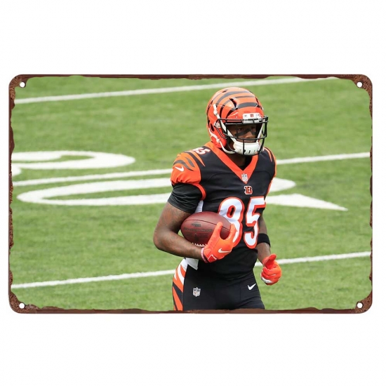 Cincinnati Bengals Aluminum Sign 12x8 Inch Tee Higgins 003 Cincinnati Bengals Aluminum Sign 12x8 Inch Tee Higgins 003