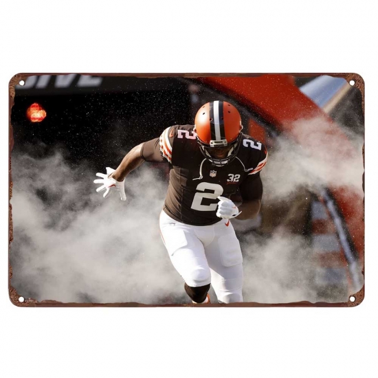 Cleveland Browns Aluminum Sign 8x12 Inch Amari Cooper 001 Cleveland Browns Aluminum Sign 8x12 Inch Amari Cooper 001
