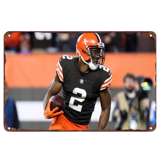 Cleveland Browns Aluminum Sign 8x12 Inch Amari Cooper 002 Cleveland Browns Aluminum Sign 8x12 Inch Amari Cooper 002