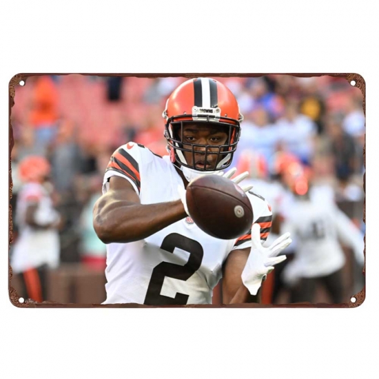 Cleveland Browns Aluminum Sign 8x12 Inch Amari Cooper 003 Cleveland Browns Aluminum Sign 8x12 Inch Amari Cooper 003