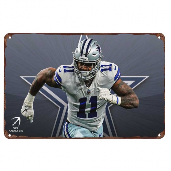 Dallas Cowboys Aluminum Sign 12x8 Inch Micah Parsons 003 Dallas Cowboys Aluminum Sign 12x8 Inch Micah Parsons 003