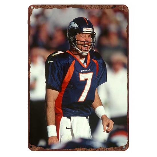Denver Broncos Aluminum Sign 12x8 Inch John Elway 004 Denver Broncos Aluminum Sign 12x8 Inch John Elway 004