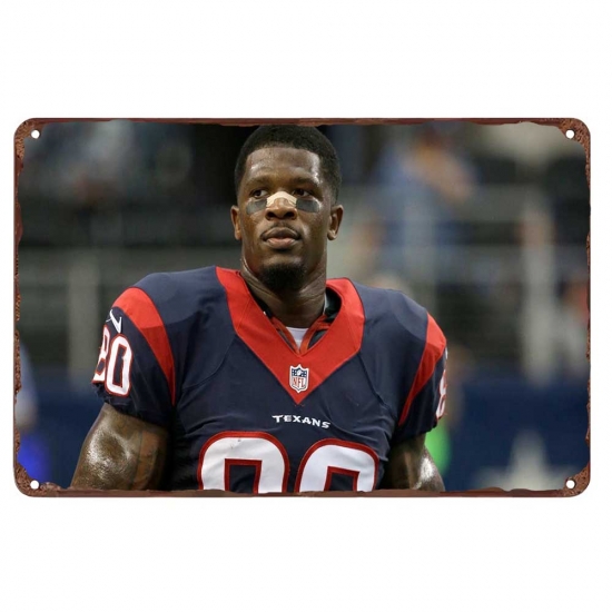 Houston Texans Aluminum Sign 12x8 Inch Andre Johnson 001 Houston Texans Aluminum Sign 12x8 Inch Andre Johnson 001