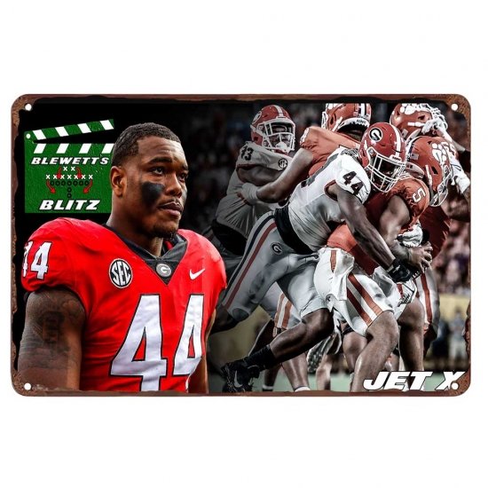 Jacksonville Jaguars Aluminum Sign 12x8 Inch Travon Walker 002 Jacksonville Jaguars Aluminum Sign 12x8 Inch Travon Walker 002