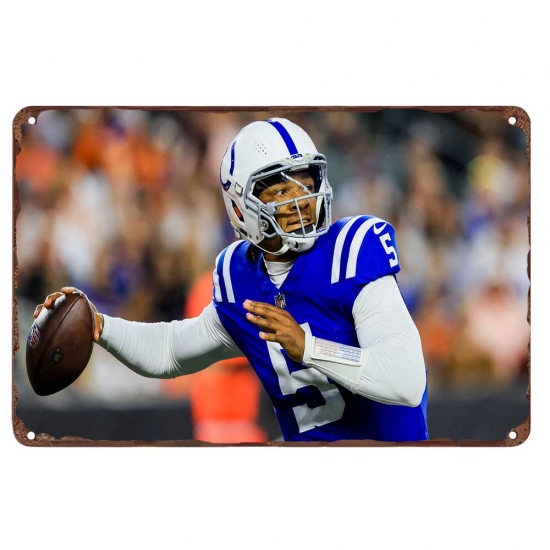 Indianapolis Colts Aluminum Sign 12x8 Inch Anthony Richardson 001 Indianapolis Colts Aluminum Sign 12x8 Inch Anthony Richardson 001
