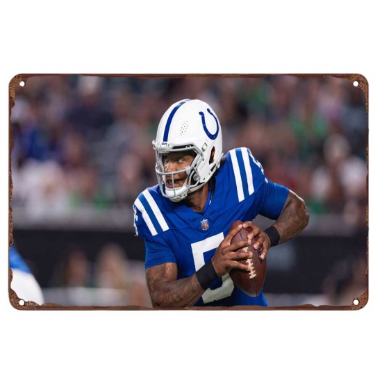 Indianapolis Colts Aluminum Sign 12x8 Inch Anthony Richardson 003 Indianapolis Colts Aluminum Sign 12x8 Inch Anthony Richardson 003