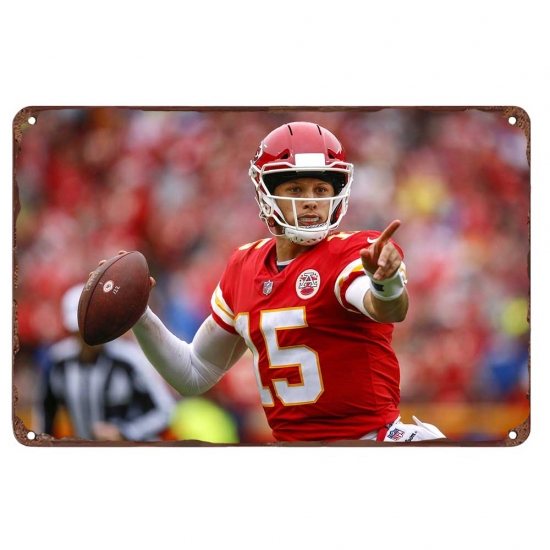 Kansas City Chiefs Aluminum Sign 12x8 Inch Patrick Mahomes 001 Kansas City Chiefs Aluminum Sign 12x8 Inch Patrick Mahomes 001