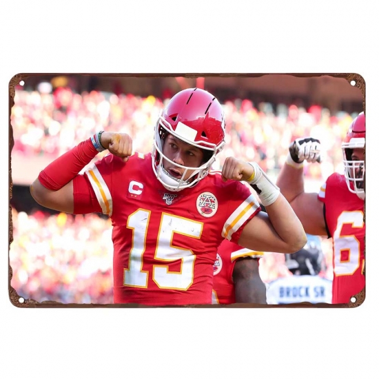 Kansas City Chiefs Aluminum Sign 12x8 Inch Patrick Mahomes 003 Kansas City Chiefs Aluminum Sign 12x8 Inch Patrick Mahomes 003