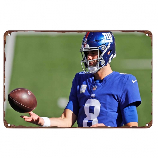 New York Giants Aluminum Sign 12x8 Inch Daniel Jones 003 New York Giants Aluminum Sign 12x8 Inch Daniel Jones 003