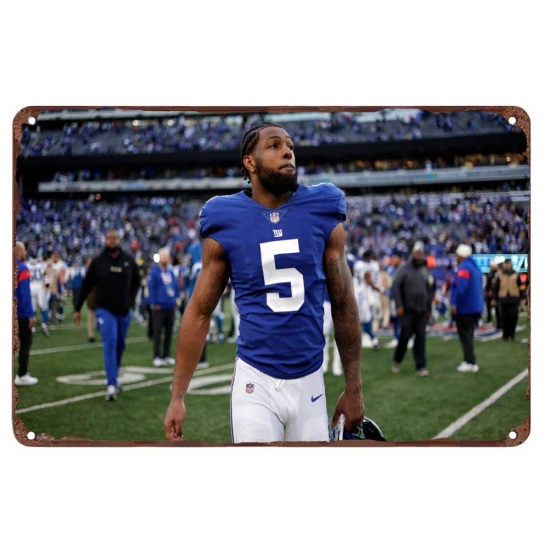 New York Giants Aluminum Sign 12x8 Inch Kayvon Thibodeaux 003 New York Giants Aluminum Sign 12x8 Inch Kayvon Thibodeaux 003
