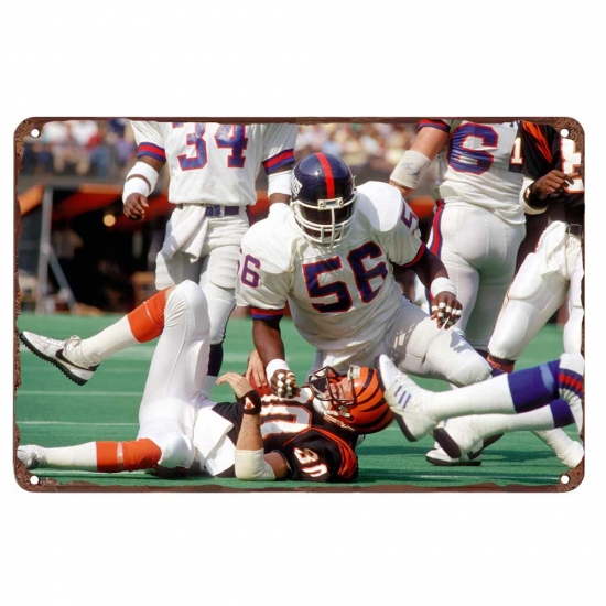 New York Giants Aluminum Sign 12x8 Inch Lawrence Taylor 003 New York Giants Aluminum Sign 12x8 Inch Lawrence Taylor 003