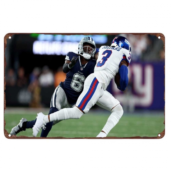 New York Giants Aluminum Sign 12x8 Inch Sterling Shepard 001 New York Giants Aluminum Sign 12x8 Inch Sterling Shepard 001