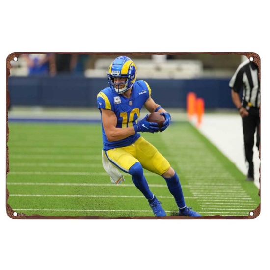 Los Angeles Rams Aluminum Sign 12x8 Inch Cooper Kupp 002 Los Angeles Rams Aluminum Sign 12x8 Inch Cooper Kupp 002