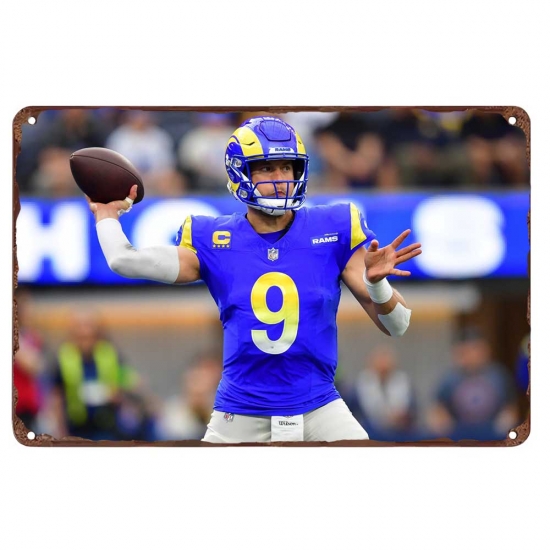 Los Angeles Rams Aluminum Sign 12x8 Inch Matthew Stafford 003 Los Angeles Rams Aluminum Sign 12x8 Inch Matthew Stafford 003
