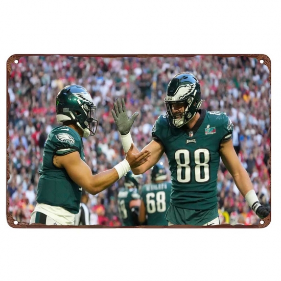 Philadelphia Eagles Aluminum Sign 12x8 Inch Dallas Goedert 005 Philadelphia Eagles Aluminum Sign 12x8 Inch Dallas Goedert 005