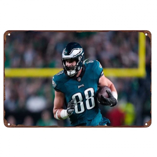 Philadelphia Eagles Aluminum Sign 12x8 Inch Dallas Goedert 007 Philadelphia Eagles Aluminum Sign 12x8 Inch Dallas Goedert 007