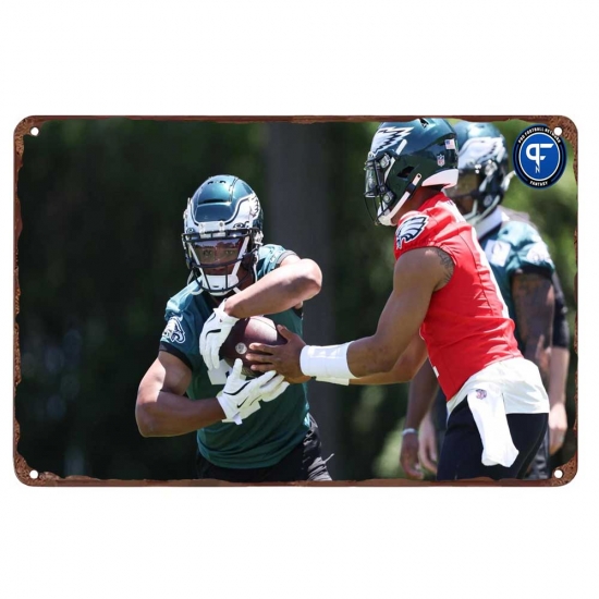 Philadelphia Eagles Aluminum Sign 12x8 Inch Saquon Barkley 001 Philadelphia Eagles Aluminum Sign 12x8 Inch Saquon Barkley 001