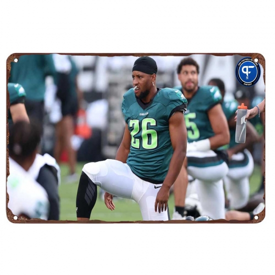 Philadelphia Eagles Aluminum Sign 12x8 Inch Saquon Barkley 002 Philadelphia Eagles Aluminum Sign 12x8 Inch Saquon Barkley 002