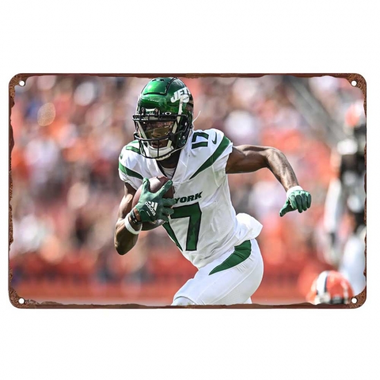 New York Jets Aluminum Sign 12x8 Inch Garrett Wilson 002 New York Jets Aluminum Sign 12x8 Inch Garrett Wilson 002