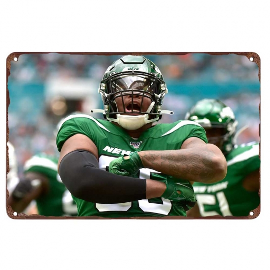 New York Jets Aluminum Sign 12x8 Inch Quinnen Williams 001 New York Jets Aluminum Sign 12x8 Inch Quinnen Williams 001