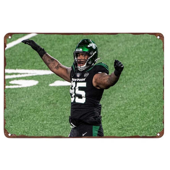 New York Jets Aluminum Sign 12x8 Inch Quinnen Williams 002 New York Jets Aluminum Sign 12x8 Inch Quinnen Williams 002