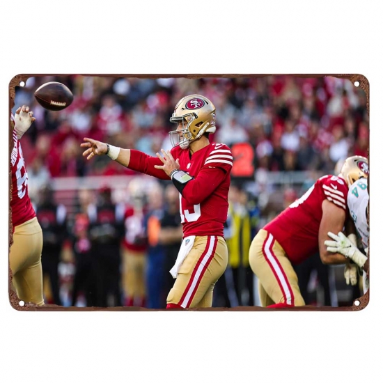 San Francisco 49ers Aluminum Sign Brock Purdy 001