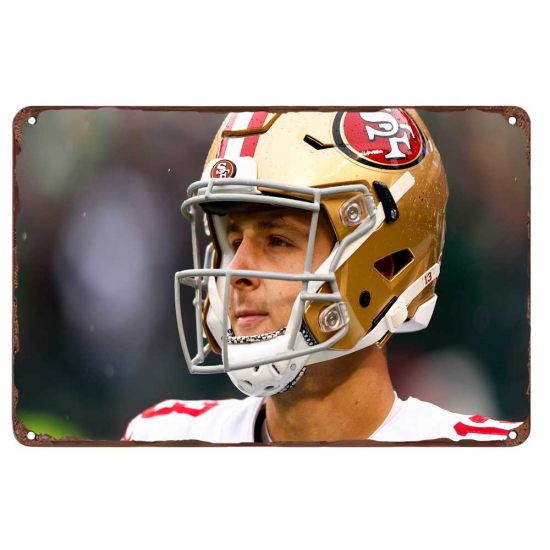 San Francisco 49ers Aluminum Sign Brock Purdy 005 San Francisco 49ers Aluminum Sign Brock Purdy 005