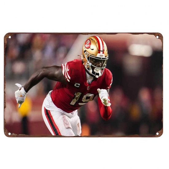 San Francisco 49ers Aluminum Sign Deebo Samuel 004 San Francisco 49ers Aluminum Sign Deebo Samuel 004