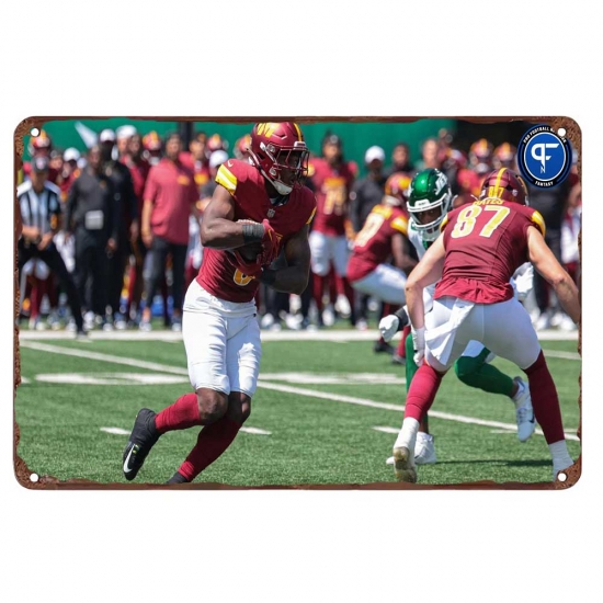 Washington Commanders Aluminum Sign 12x8 Inch Brian Robinson Jr. 002 Washington Commanders Aluminum Sign 12x8 Inch Brian Robinson Jr. 002