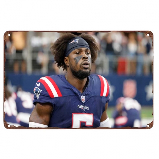 New England Patriots Aluminum Sign 12x8 Inch Jabrill Peppers 002 New England Patriots Aluminum Sign 12x8 Inch Jabrill Peppers 002