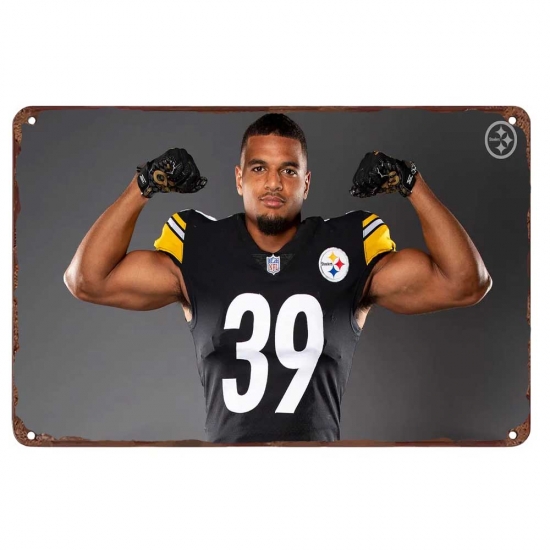 Pittsburgh Steelers Aluminum Sign 12x8 Inch Minkah Fitzpatrick 002 Pittsburgh Steelers Aluminum Sign 12x8 Inch Minkah Fitzpatrick 002