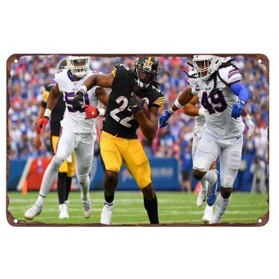Pittsburgh Steelers Aluminum Sign 12x8 Inch Najee Harris 001 Pittsburgh Steelers Aluminum Sign 12x8 Inch Najee Harris 001