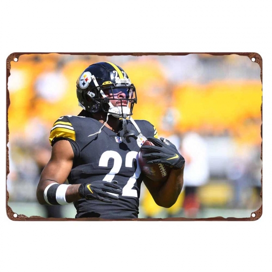 Pittsburgh Steelers Aluminum Sign 12x8 Inch Najee Harris 004 Pittsburgh Steelers Aluminum Sign 12x8 Inch Najee Harris 004